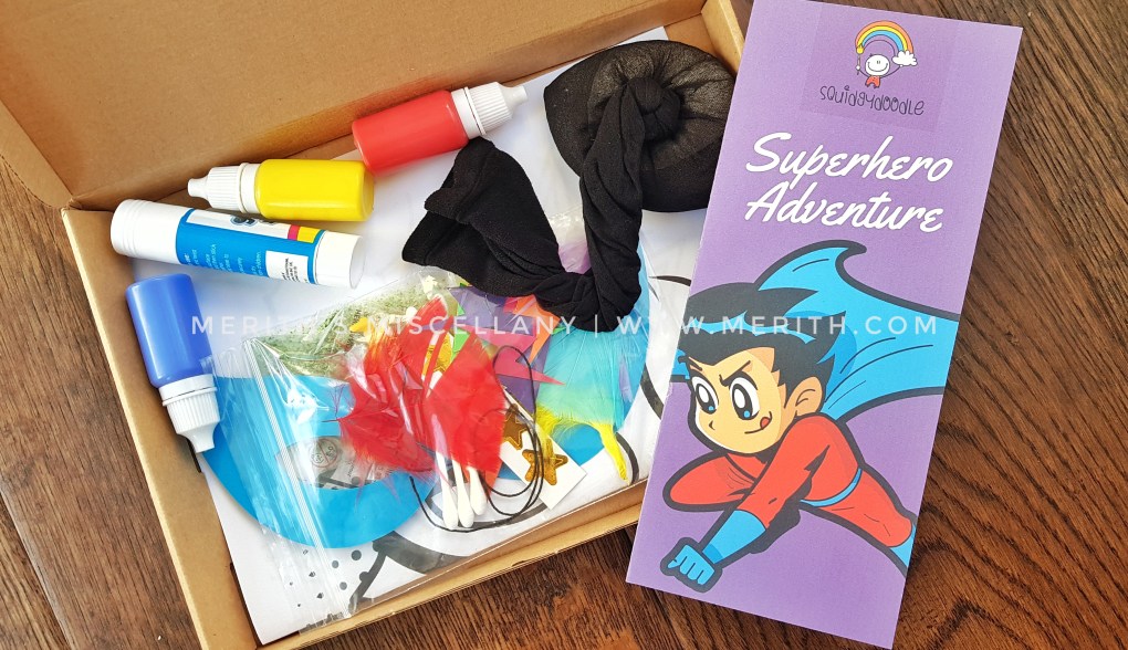 Squidgydoodle Superheroes Kids Craft Box Review