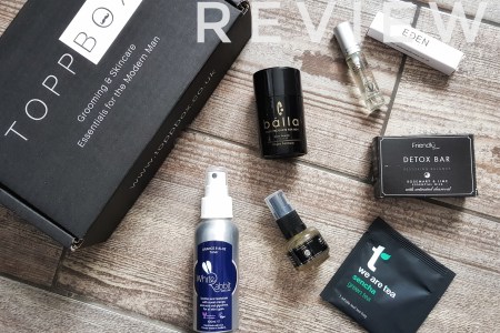Toppbox Review April 2018 men's grooming subscription box