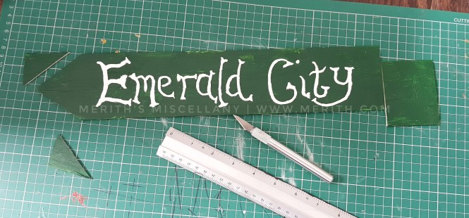 A step-by-step making of a literary book signpost for school, library, or home decoration!Literary Signpost DIY Book Signpost DIY