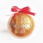 Merith Makes Personalised Christmas Baubles