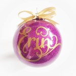 Merith Makes Personalised Christmas Baubles