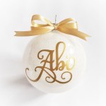 Merith Makes Personalised Christmas Baubles
