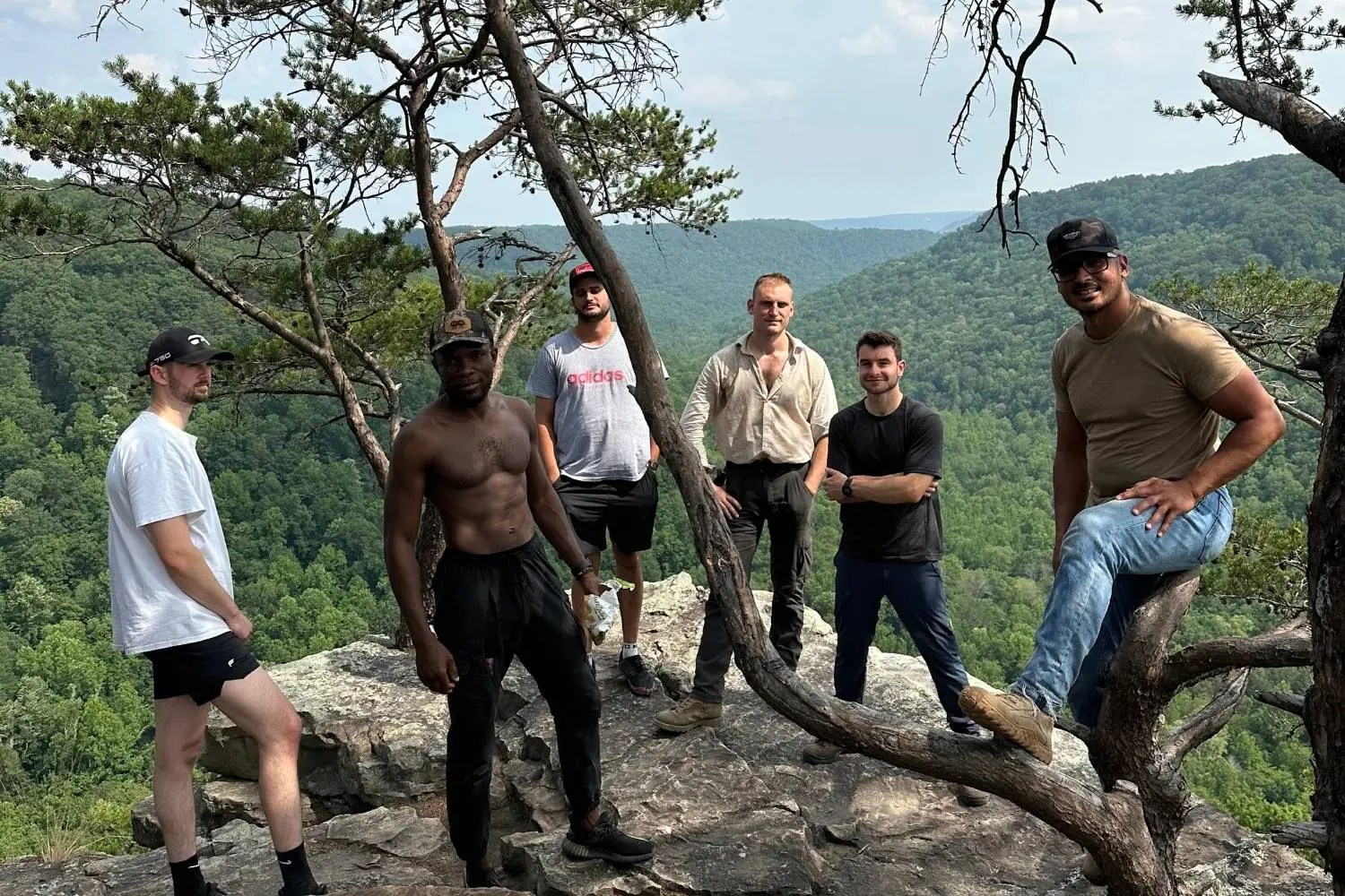A Meriwether Academy expedition on the trail