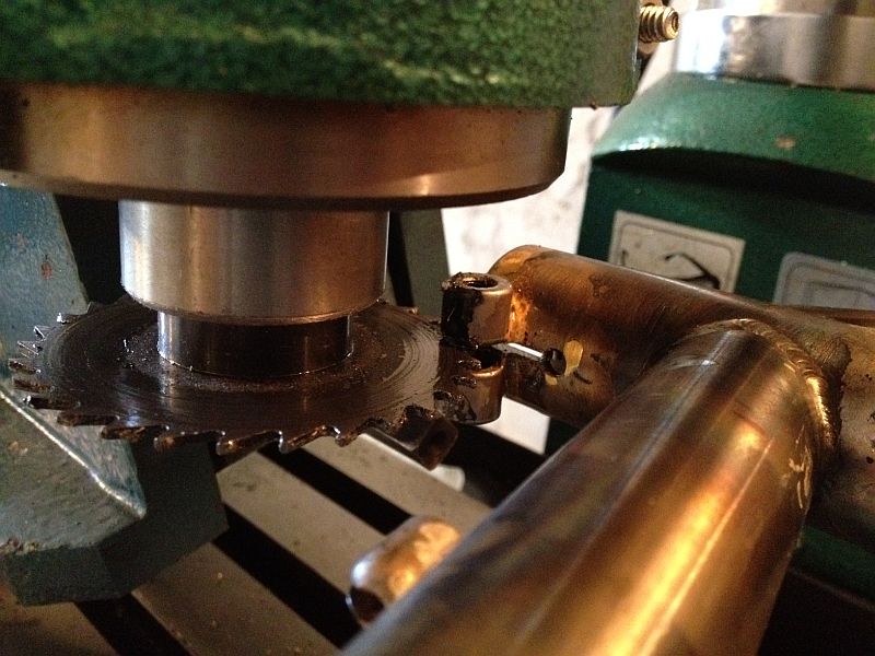 Slotting the seat tube…well…slot.