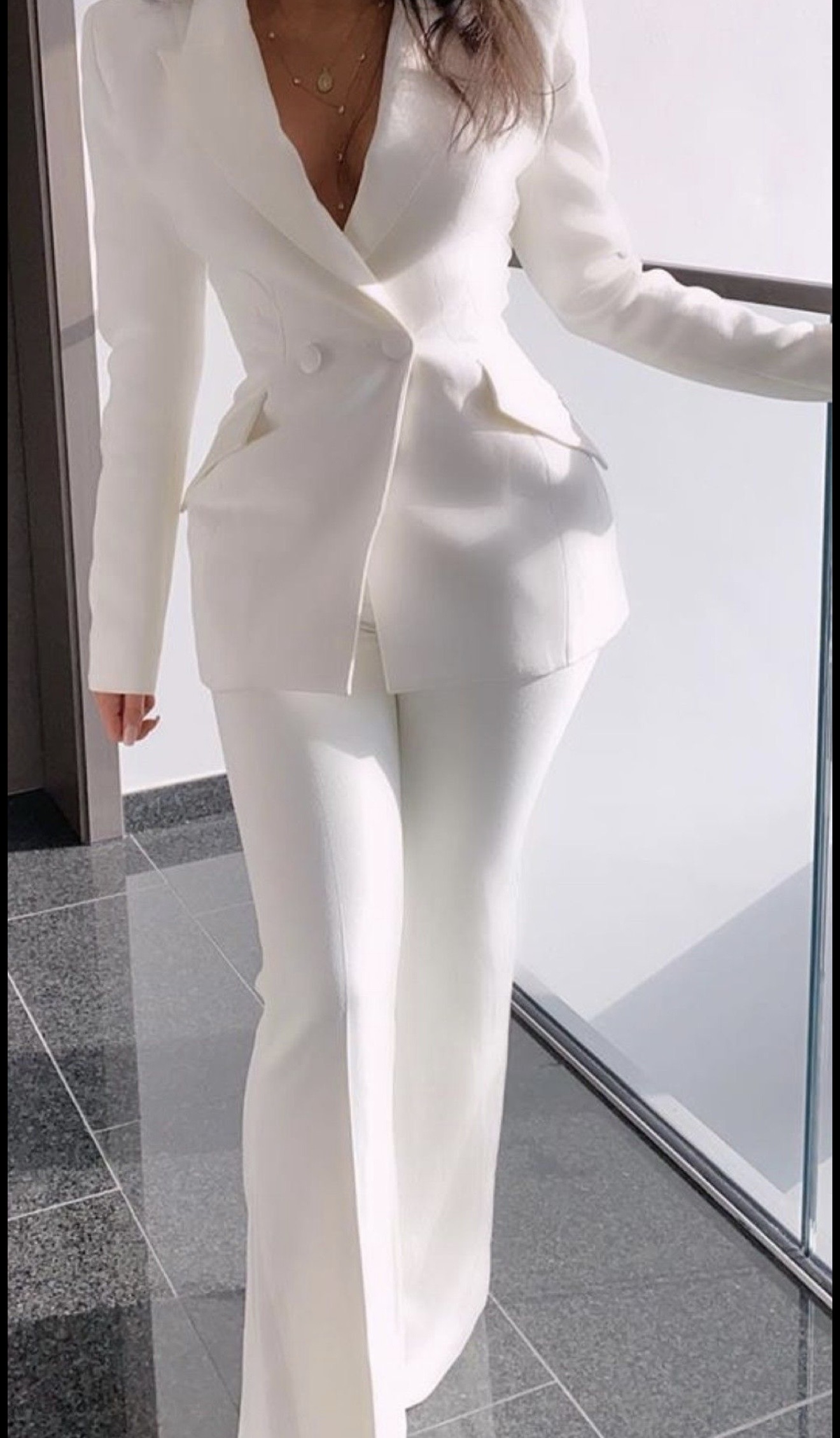 White Office Suit Set