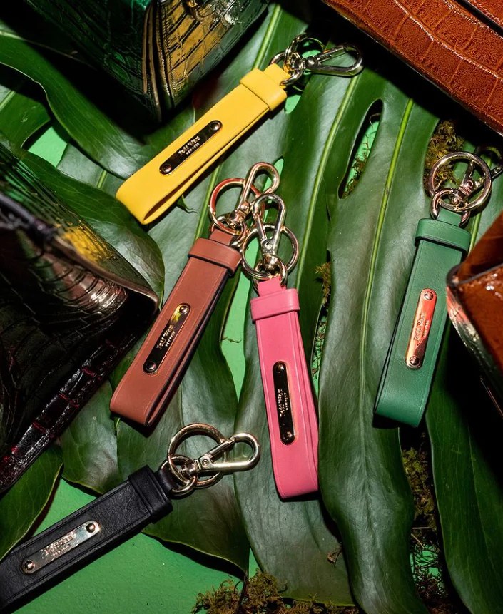 Hampton Key Loop Ring Genuine Leather