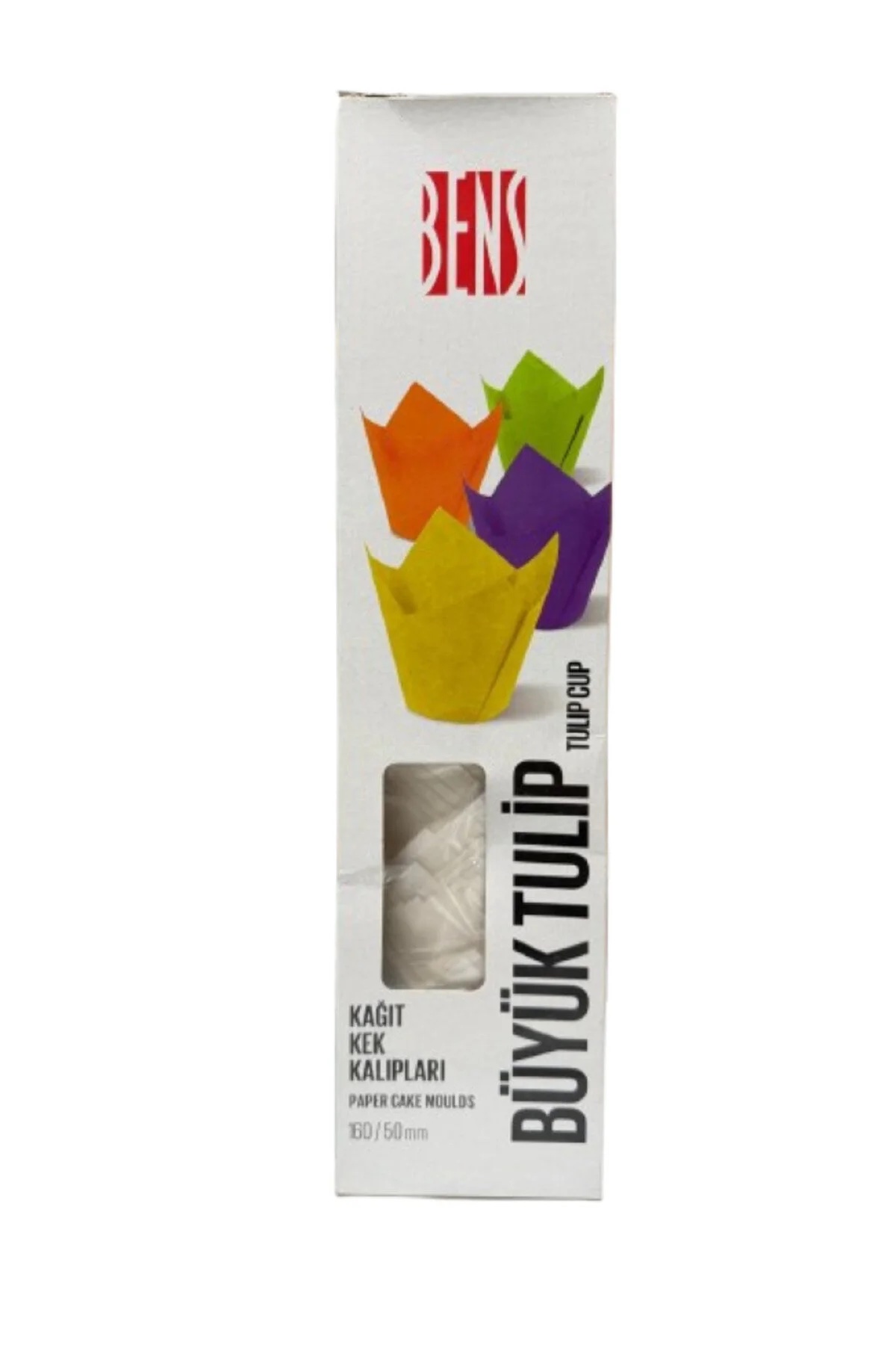 Bens Büyük Tulip Kağıt Kek Kalıbı 160-50 mm 200 Adet