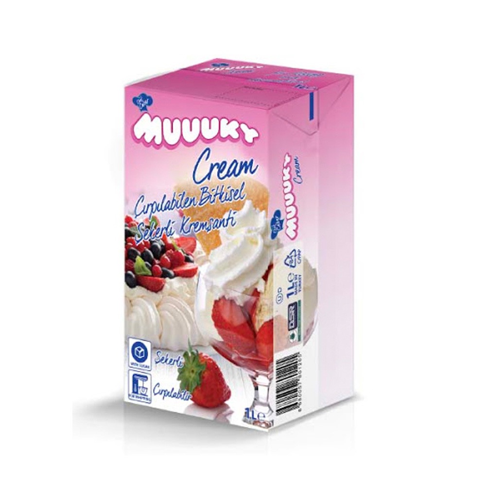 Muuuky Şekerli Sıvı Krem Şanti 1 Kg