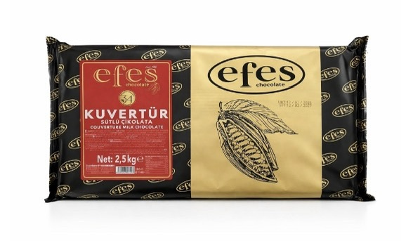 Efes Chocolate Extra Sütlü Kuvertür Çikolata 2,5 kg (%34)