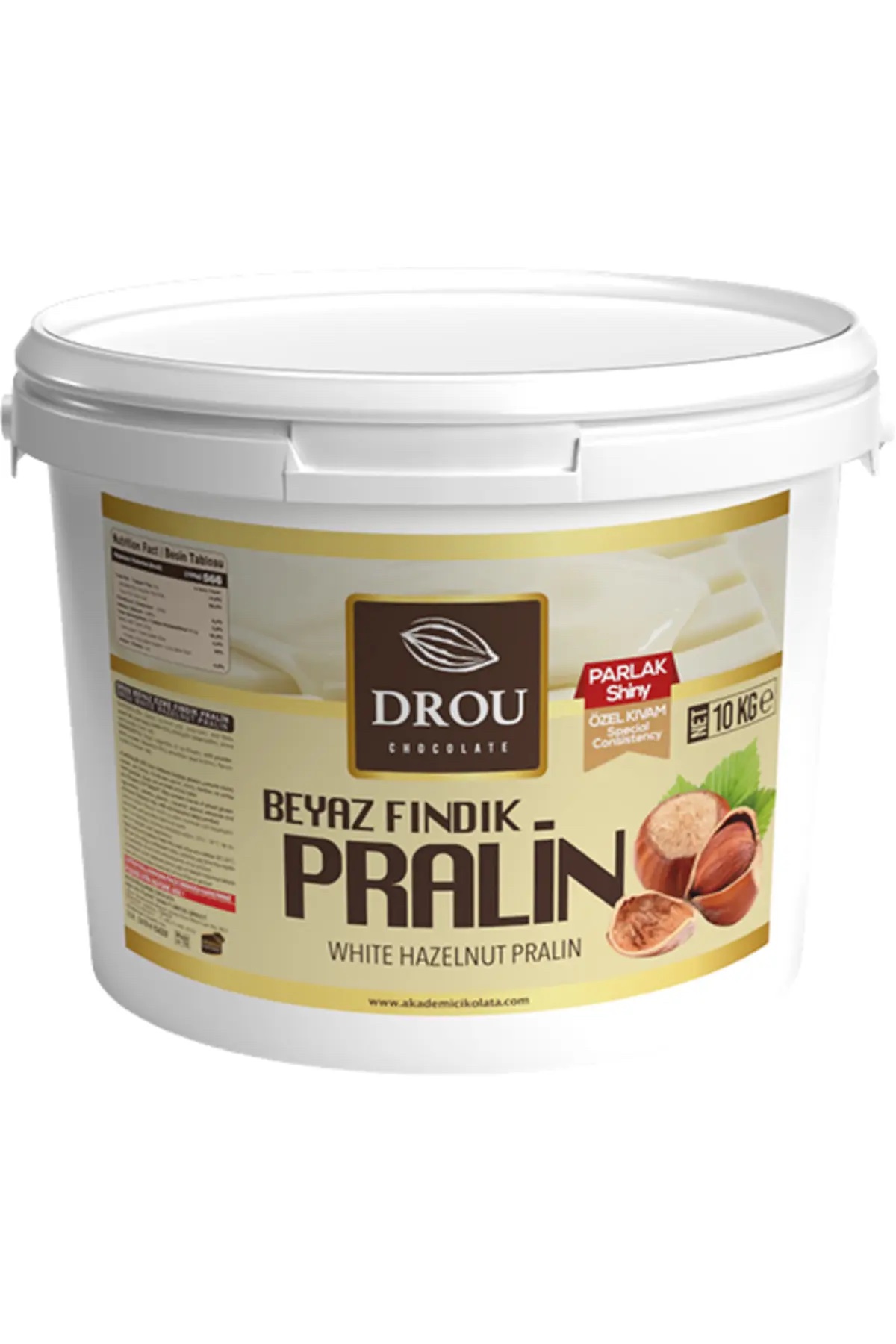 Callei-Drou Beyaz Fildişi Fındık Pralin 10 Kg