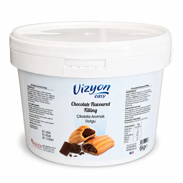 Vizyon Çikolata Aromalı Dolgu Kreması 6 Kg