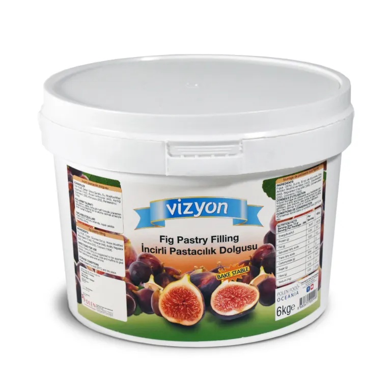 Vizyon İncirli Pastacılık Dolgusu 6 Kg (Isıya Dayanıklı)