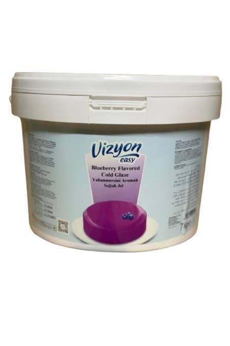 Vizyon Yaban Mersini Aromalı Soğuk Pasta Jeli 7 Kg