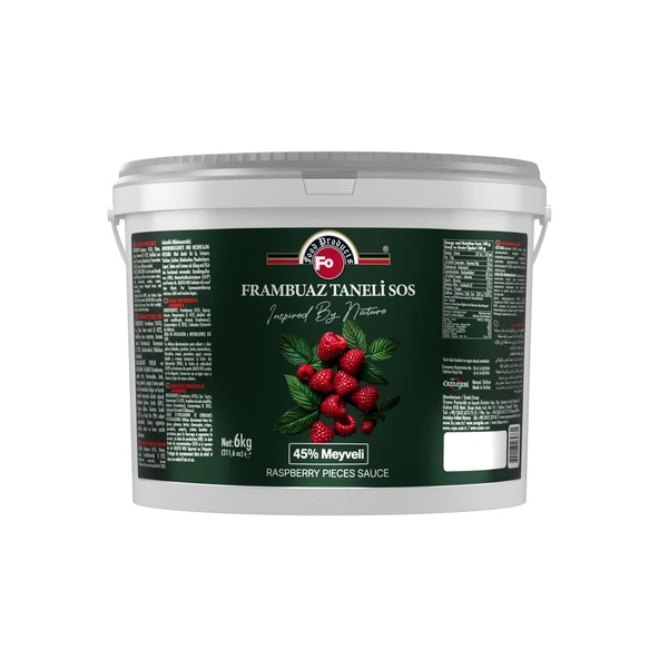 FO Frambuaz Taneli Sos 6 Kg (%45 Meyveli)