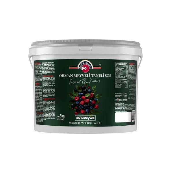 FO Orman Meyveli Taneli Sos 6 Kg (%45 Meyveli)