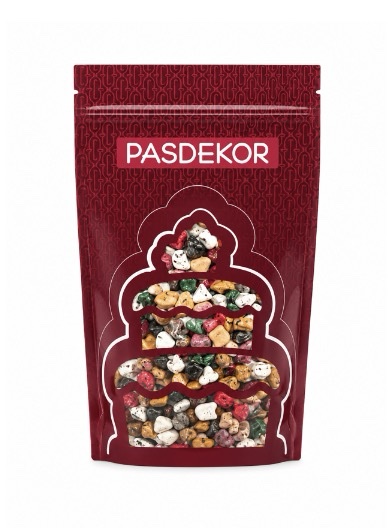 Pasdekor Karışık Çakıl Taşı Çikolata Waffle Pankek Pasta Süsü 1 kg
