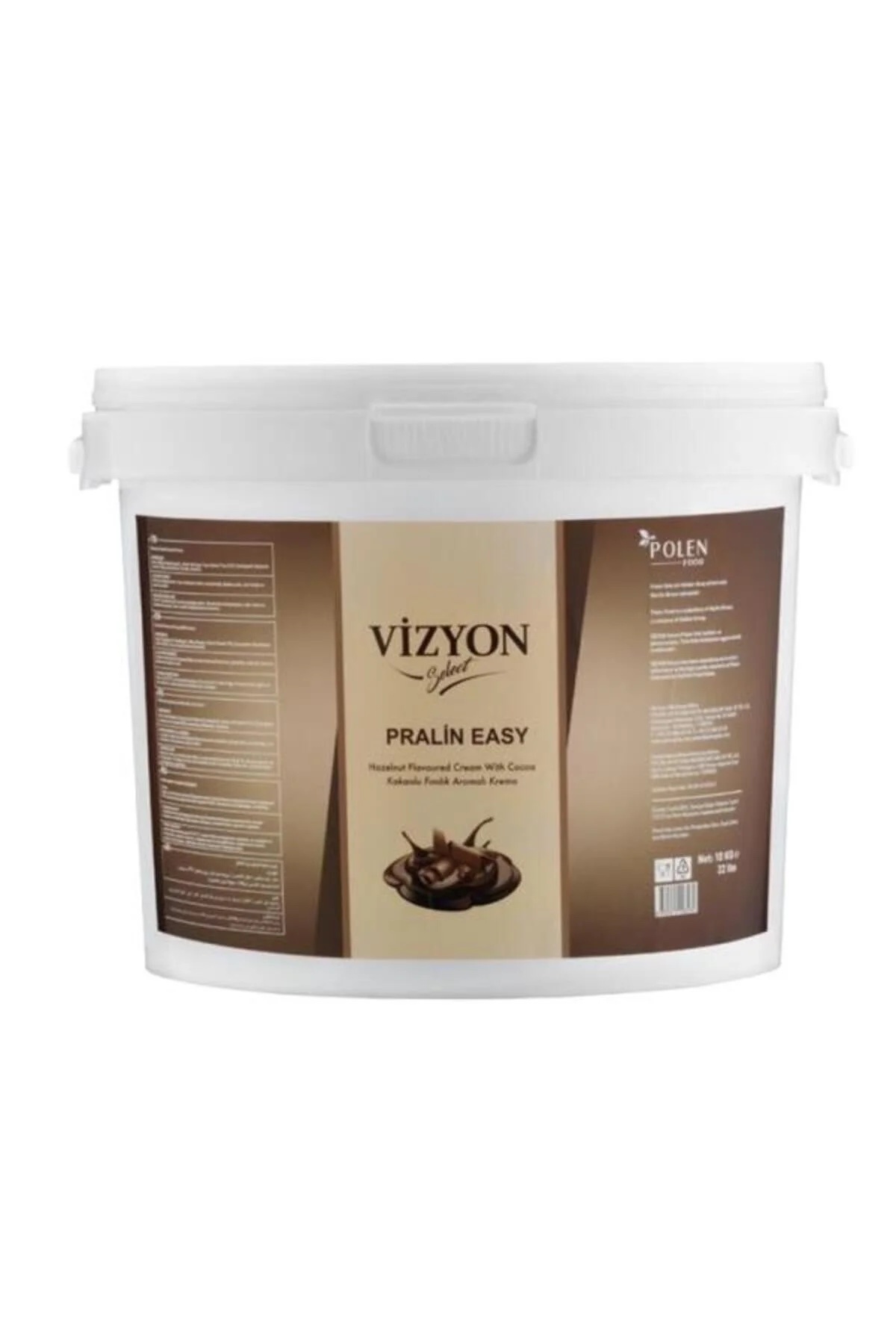 Vizyon Select Pralin Easy Kakaolu Fındık Aromalı Krema 10 Kg
