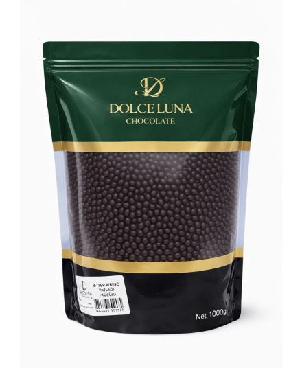 Dolceluna Bitter Prinç Patlağı Waffle Pankek Pasta Süsü 1 Kg