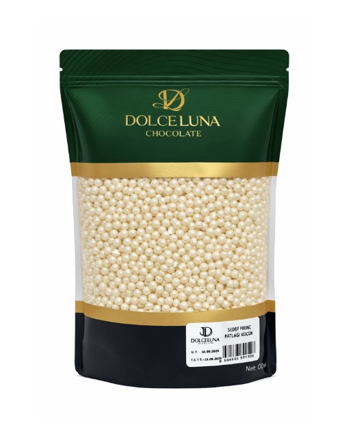 Dolceluna Beyaz Fildişi Prinç Patlağı Waffle Pankek Pasta Süsü 1 Kg