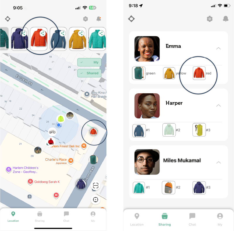 MeshApp GeoMesh Sharing