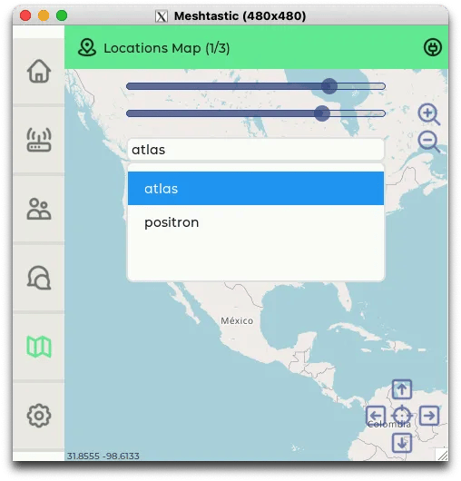 Meshtastic UI Mui Map Options Light.
