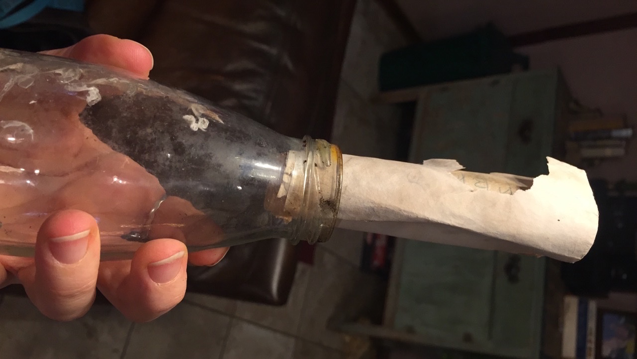 Dora Taylor Message in a Bottle Still in Bottle