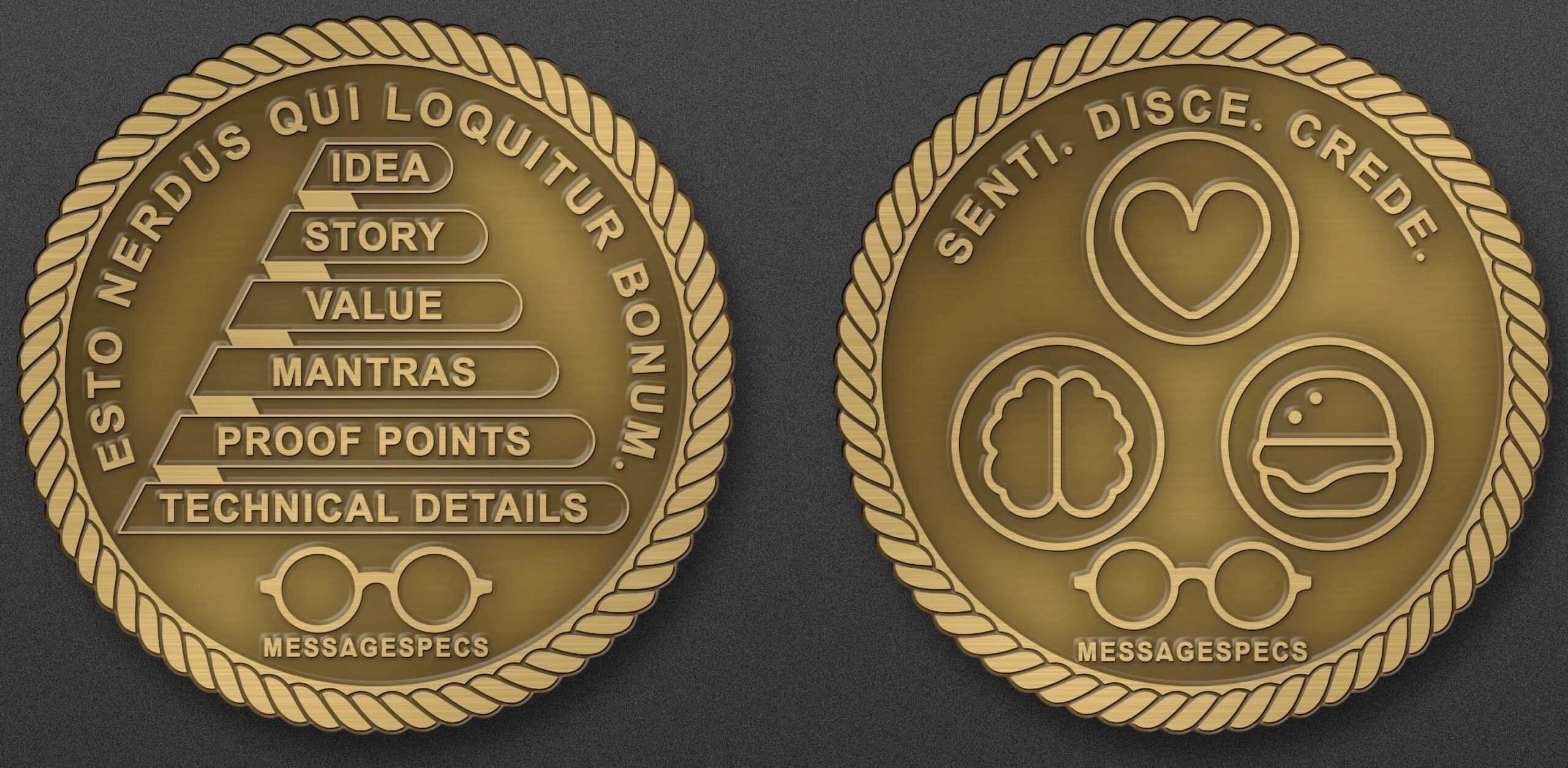 Nerd That Talks Good Challenge Coin