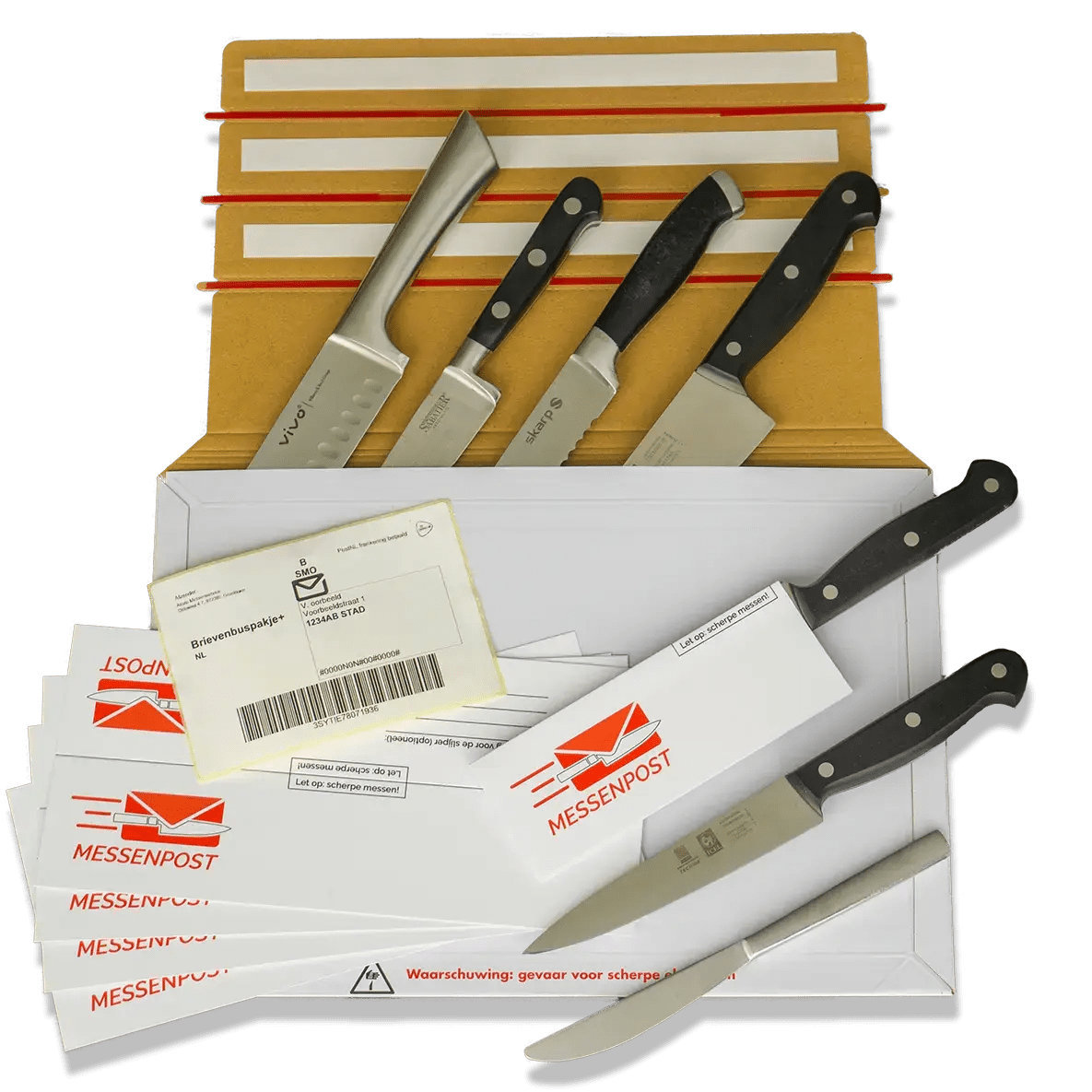 Messen laten slijpen