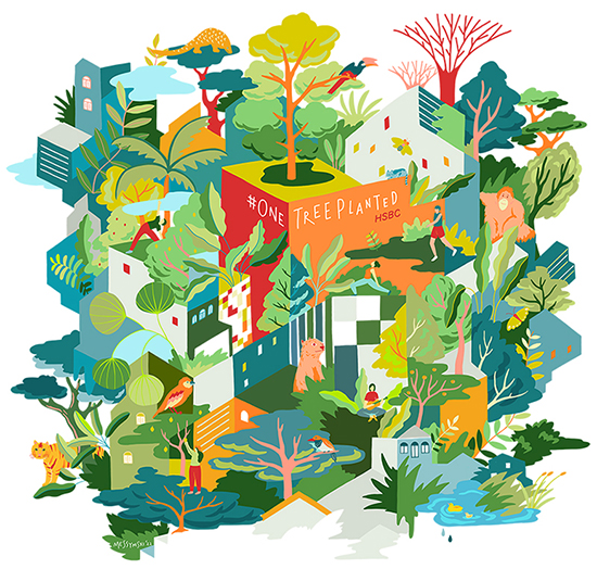 One Tree Planted, HSBC | MESSYMSXI