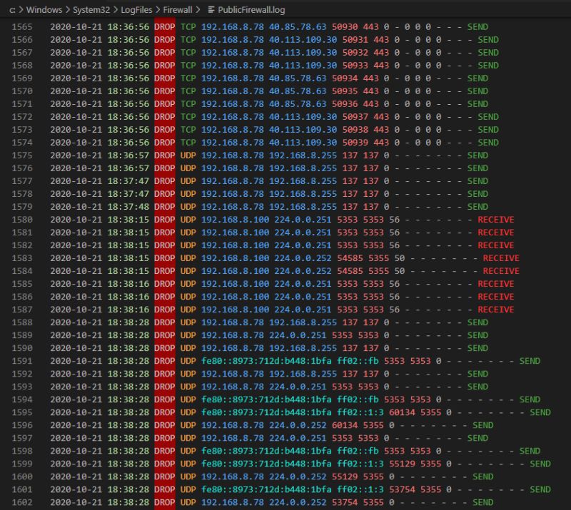 What2log Windows Firewall Rule Listed - Mountain Arts - Creative 4K Collection