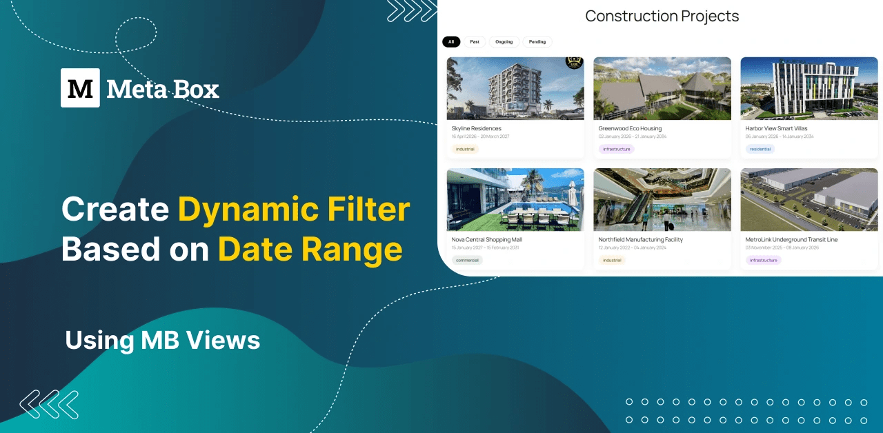 The WordPress Wire Date Range Fi