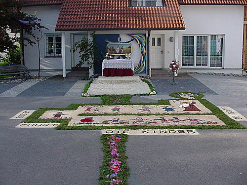 Renaissance Man & Jesus Christus, Fronleichnam Kunst Teppich