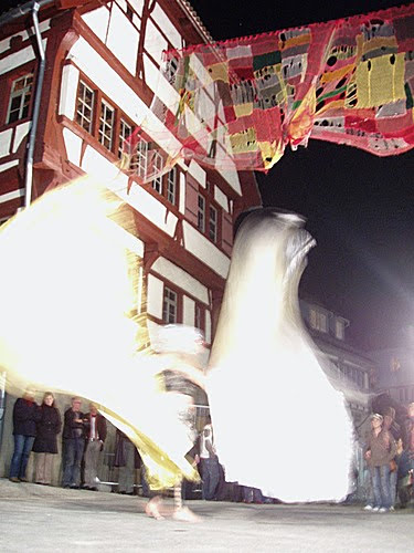 Straßen Kunst, Street art, komplexe Kunst performance und Event happening, Strasse der Künste Ravensburg