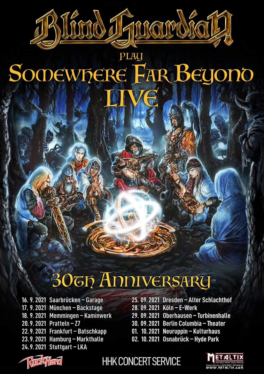 BLIND GUARDIAN anuncia gira XXX aniversario del “Somewhere Far Beyond”