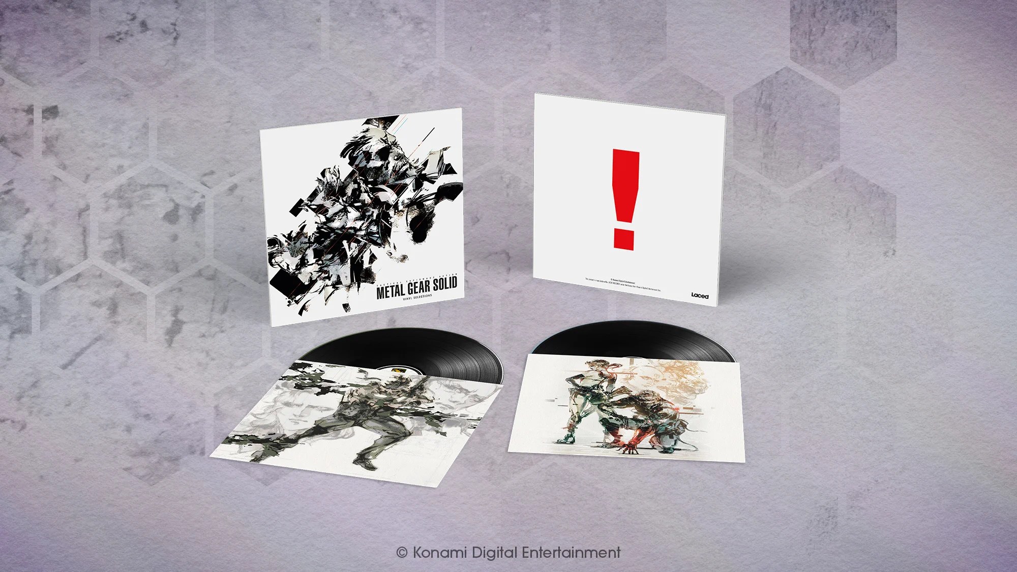 Laced Metal Gear Solid vinyl collection and Vinyl Selections editions