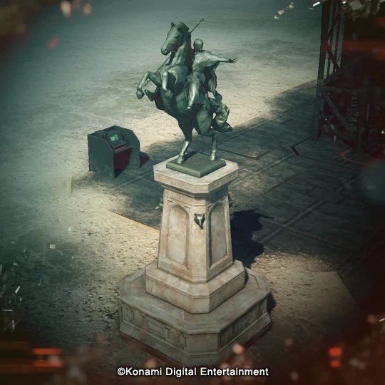 The horse statue in Metal Gear Survive