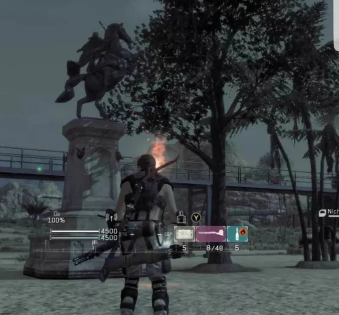 The horse statue in Metal Gear Survive