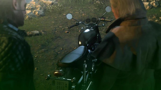 Triumph Bonneville T100 detail in MGS4 and MGSV