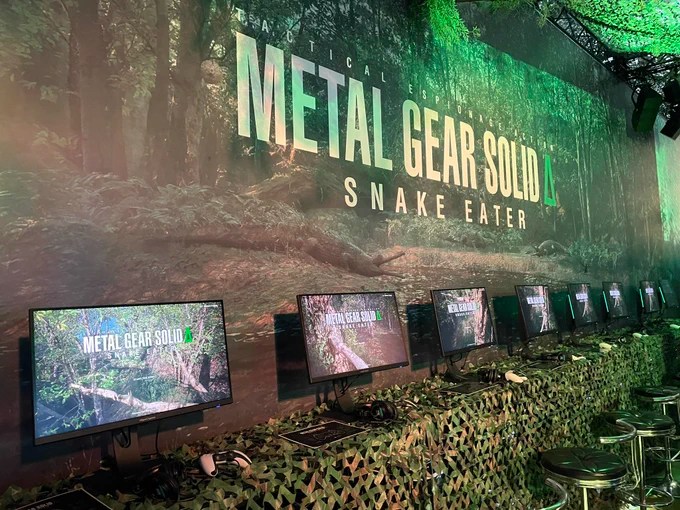 Metal Gear Solid Delta demo stations at Tokyo Game Show 2024