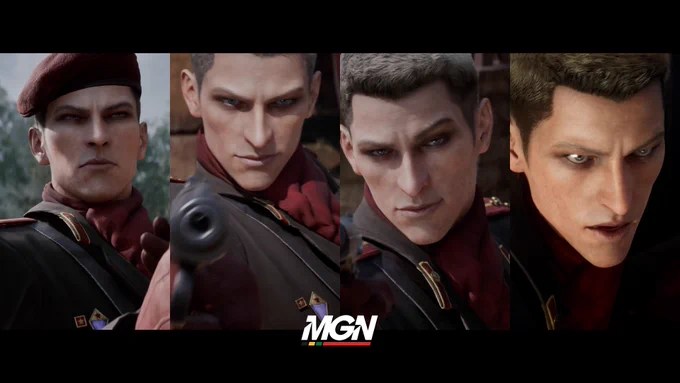 MGN comparison of Ocelot’s appearance from different viewpoints