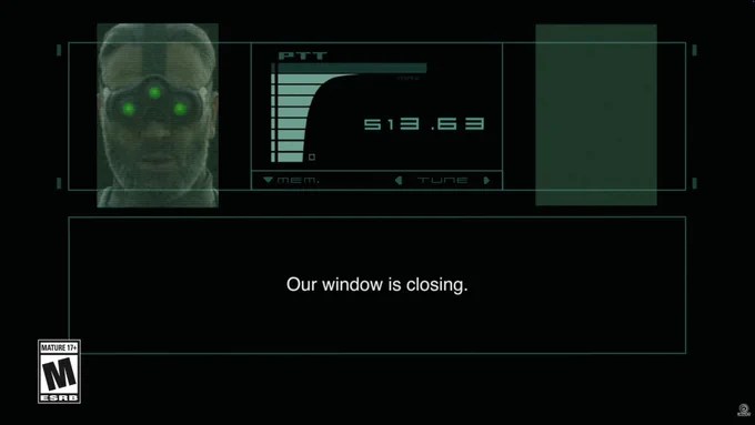 Rainbow Six Siege Metal Gear crossover Codec teaser
