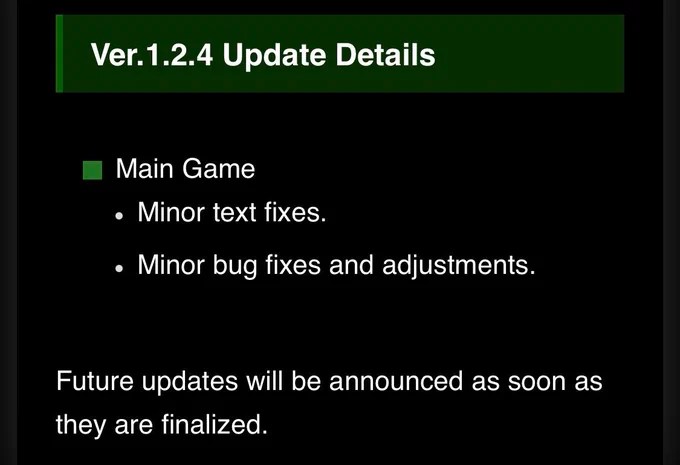 Metal Gear Solid Delta update 1.2.4 patch notes