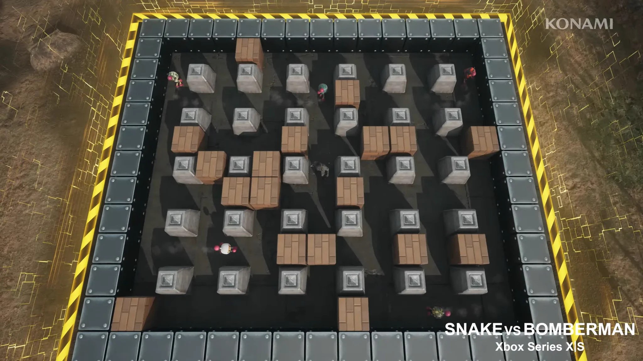 Snake vs Bomberman reveal image for Xbox Series X and S