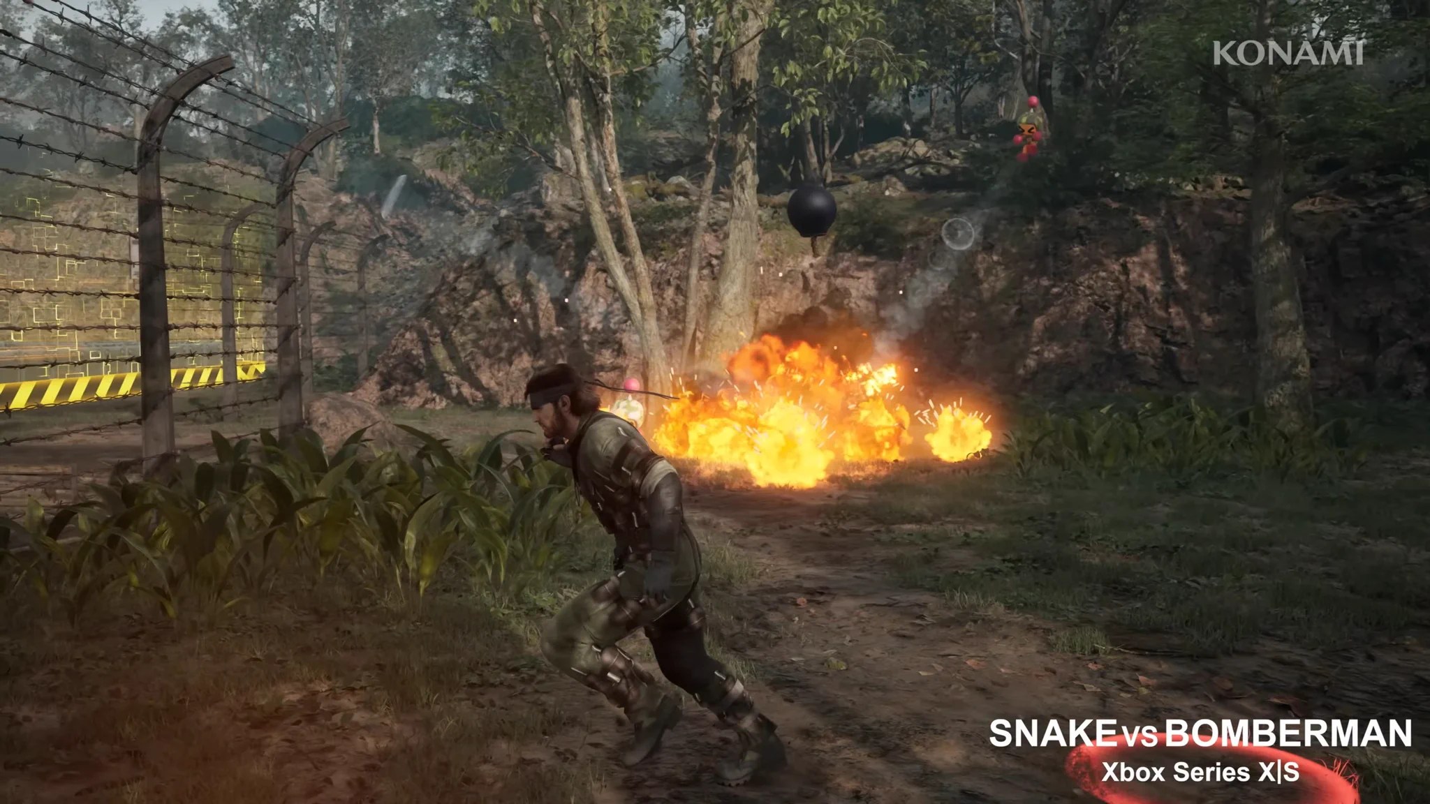 Snake vs Bomberman reveal image for Xbox Series X and S