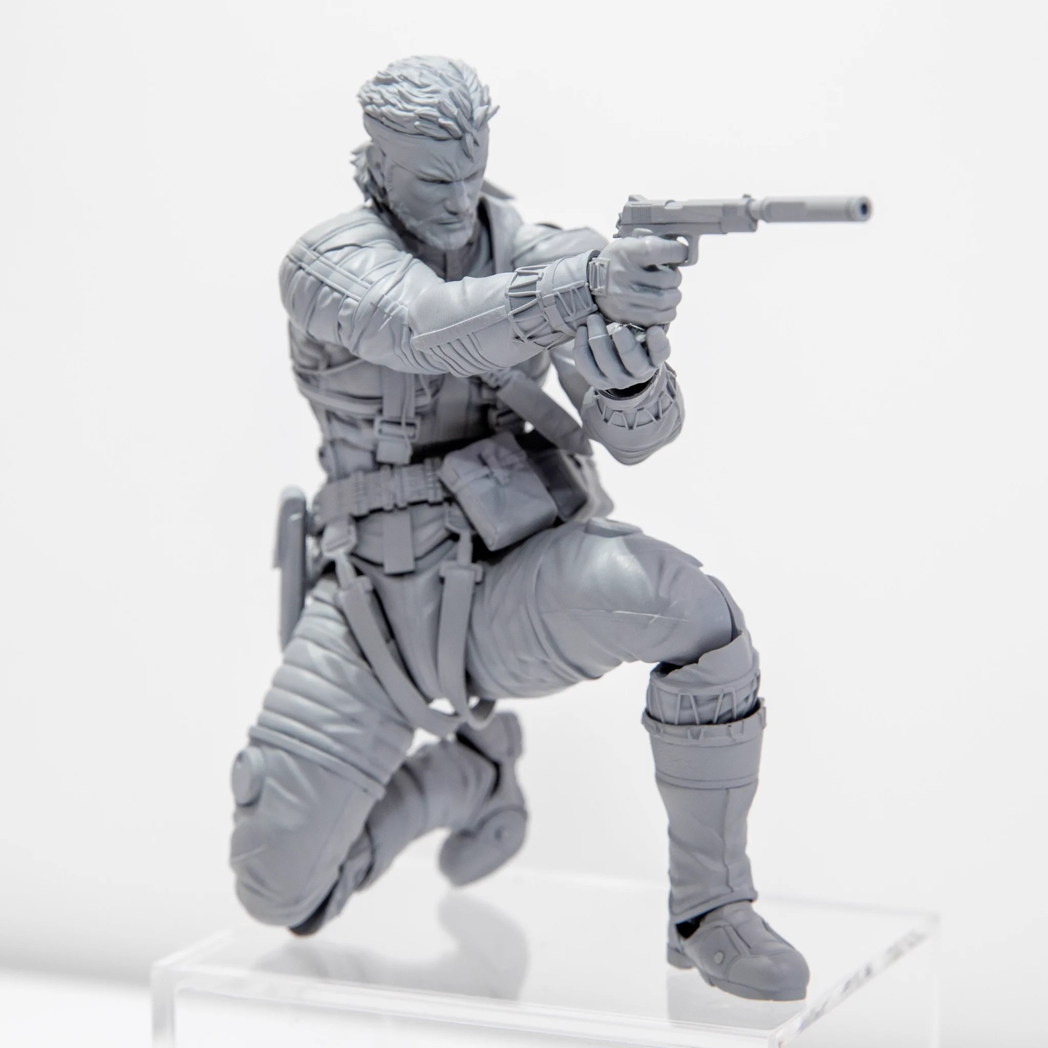Kaiyodo Naked Snake unpainted figure prototype