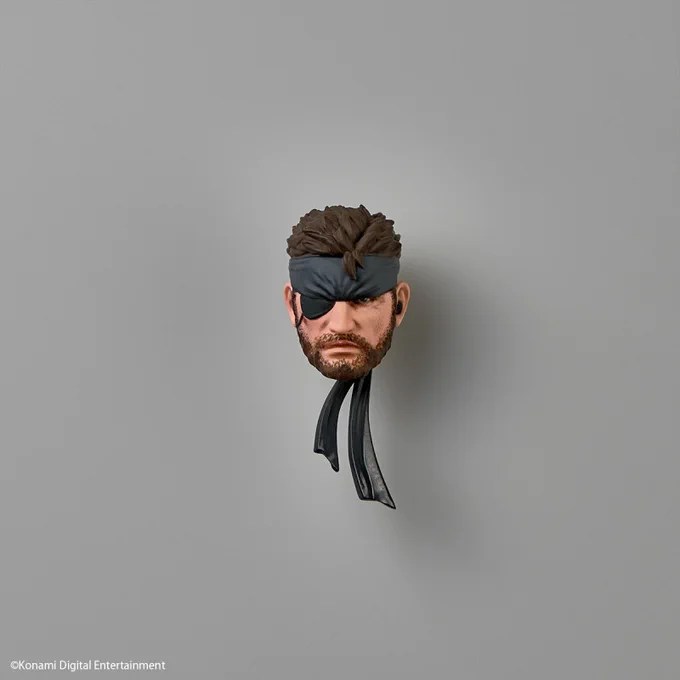 The bonus eyepatch head for Naked Snake