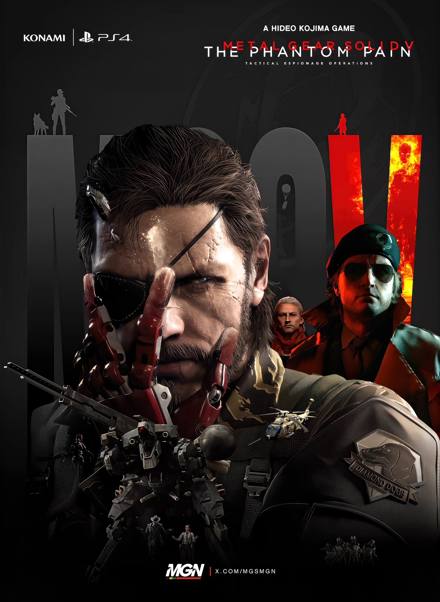 Our Metal Gear Solid V The Phantom Pain anniversary artwork