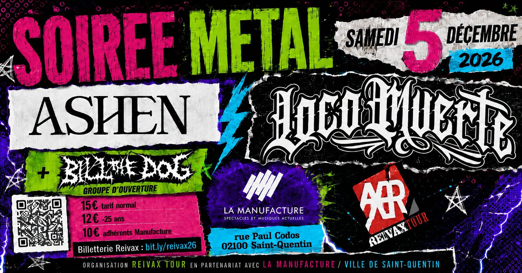 Soirée Metal à Saint-Quentin