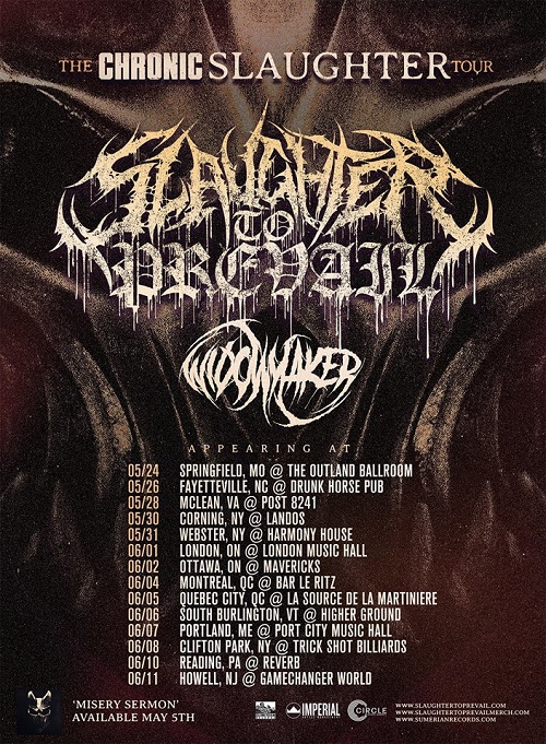 Slaughter To Prevail and Widowmaker announce The Chronic Slaughter Tour MetalNerd Slaughter To Prevail and Widowmaker announce The Chronic Slaughter Tour MetalNerd