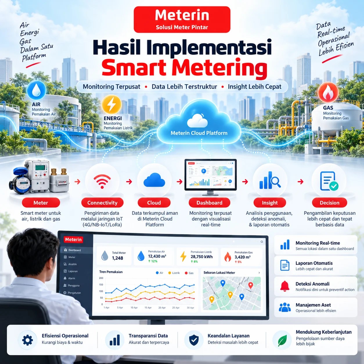 Hasil Implementasi Smart Metering